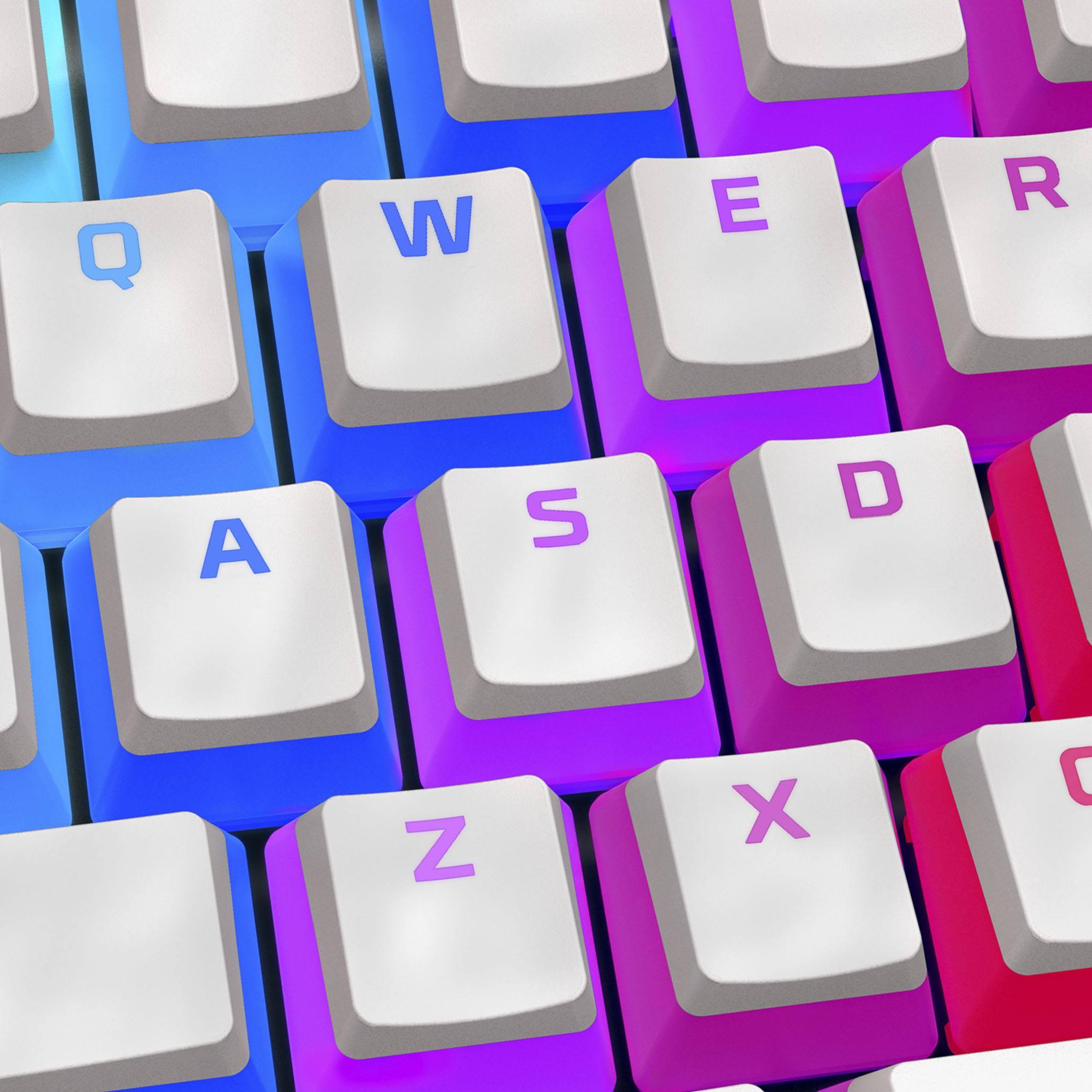HYPERX PUDDING KEYCAPS DOUBLE SHOT PBT (WHITE) - DataBlitz