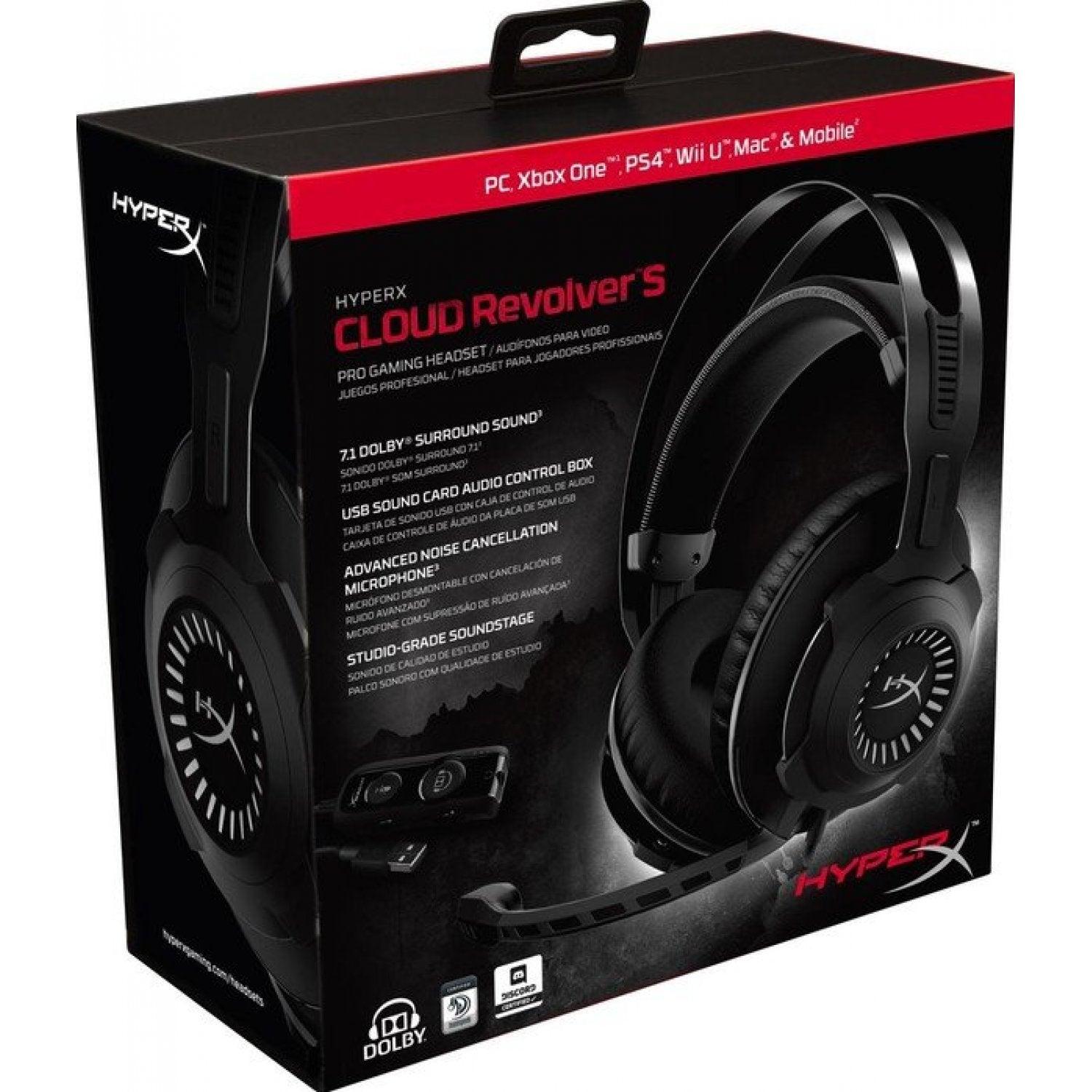DATABLITZ ECOMMERCE HYPERX CLOUD REVOLVER S PRO GAMING HEADSET