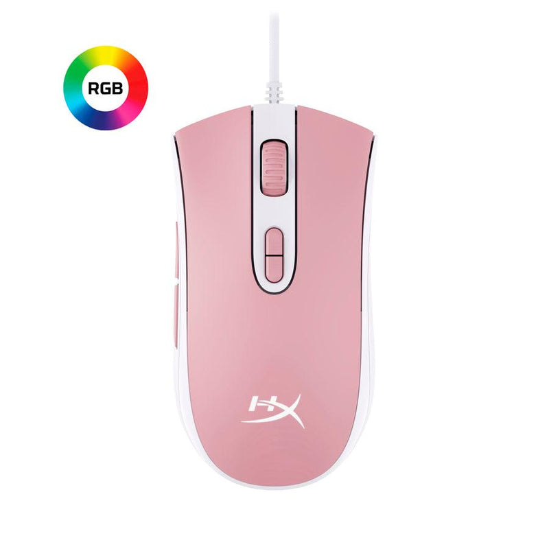 HYPERX Pulsefire Core RGB Gaming Mouse (White/Pink) (639P1AA) - DataBlitz