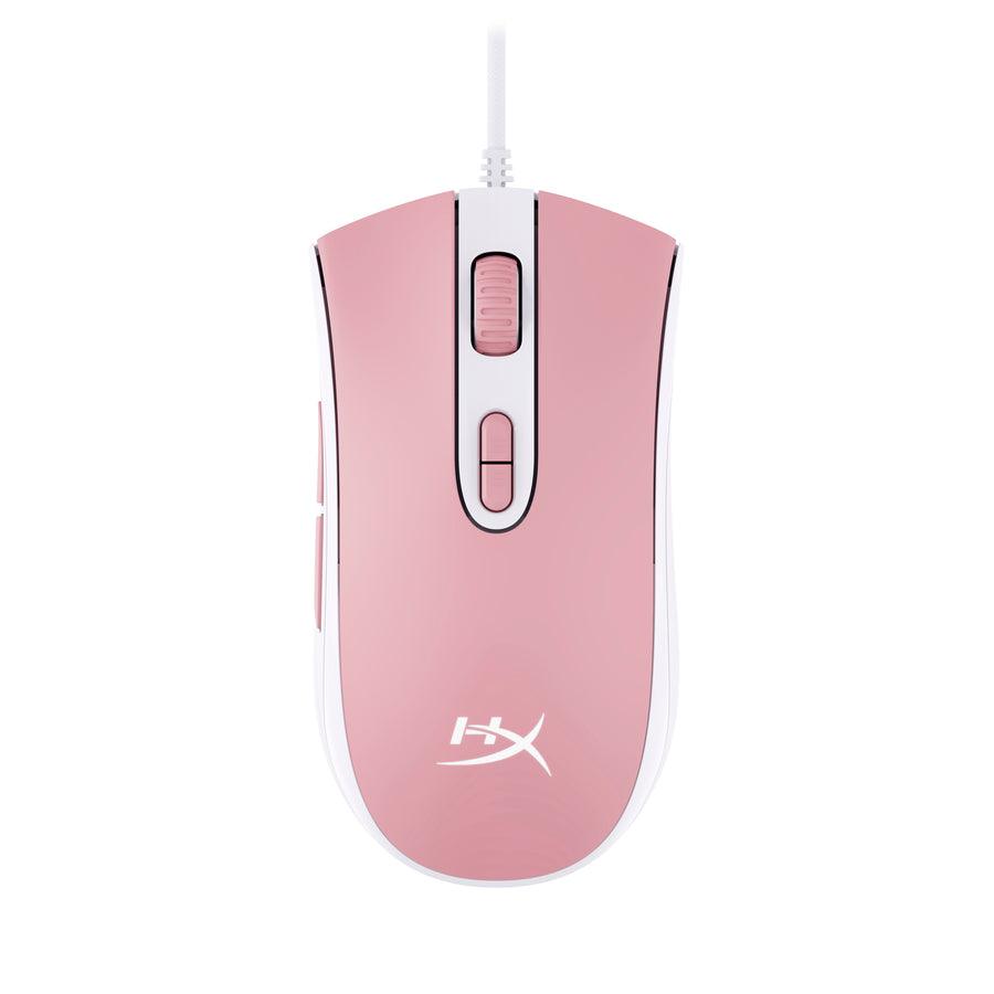 DataBlitz HYPERX Pulsefire Core RGB Gaming Mouse (White/Pink