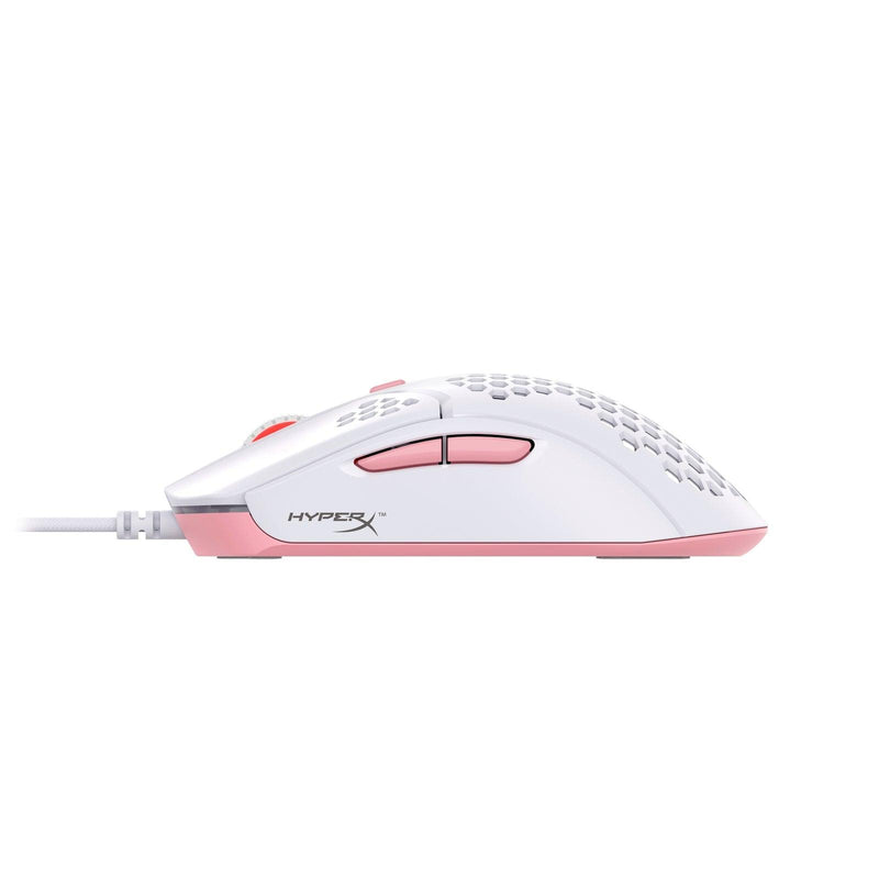 HyperX Pulsefire Haste Ultra-Lightweight RGB Wired Gaming Mouse For PC / PS5 / PS4 / XBOX X/S / XBOX One (White/Pink) - DataBlitz