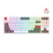 Royal Kludge RK-R87 Single-Mode RGB 87 Keys Hot Swappable Mechanical Keyboard White (Red Switch)