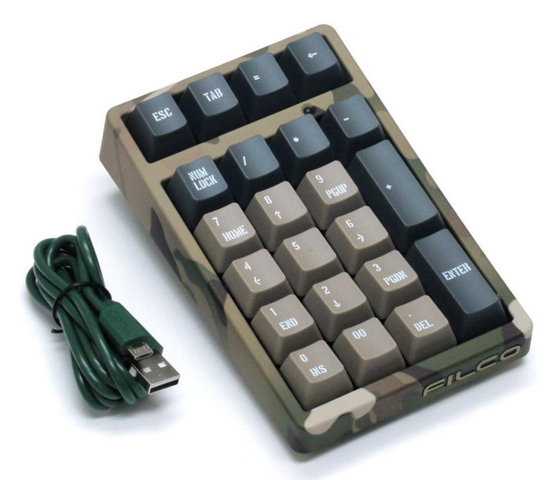 FILCO MAJESTOUCH TENKEYPAD 2 PROFESSIONAL MULTICAM (MX BLUE SWITCH) (FTKP22MC/CR2) - DataBlitz