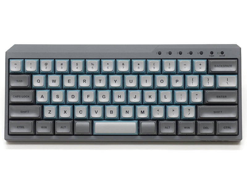 FILCO MAJESTOUCH MINILA-R CONVERTIBLE DOUBLE SHOT PBT 63 US ASCII MECHANICAL KEYBOARD SKY GRAY (MX BLUE SWITCH) (FFBTR63MC/ESG) - DataBlitz