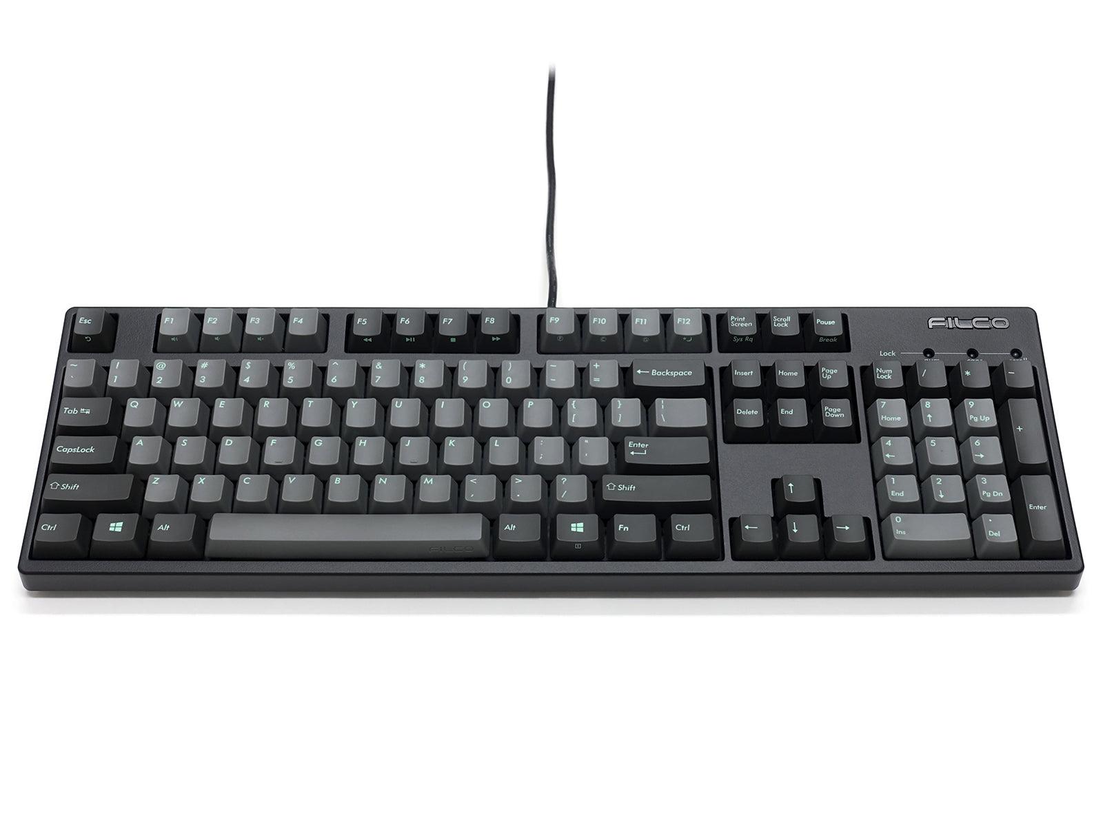 FILCO MAJESTOUCH 2SS EDITION DOUBLE SHOT PBT 104 US ASCII MECHANICAL KEYBOARD BLACK (MX SPEED SILVER SWITCH) (FKBN104MSS/ECSP2B) - DataBlitz