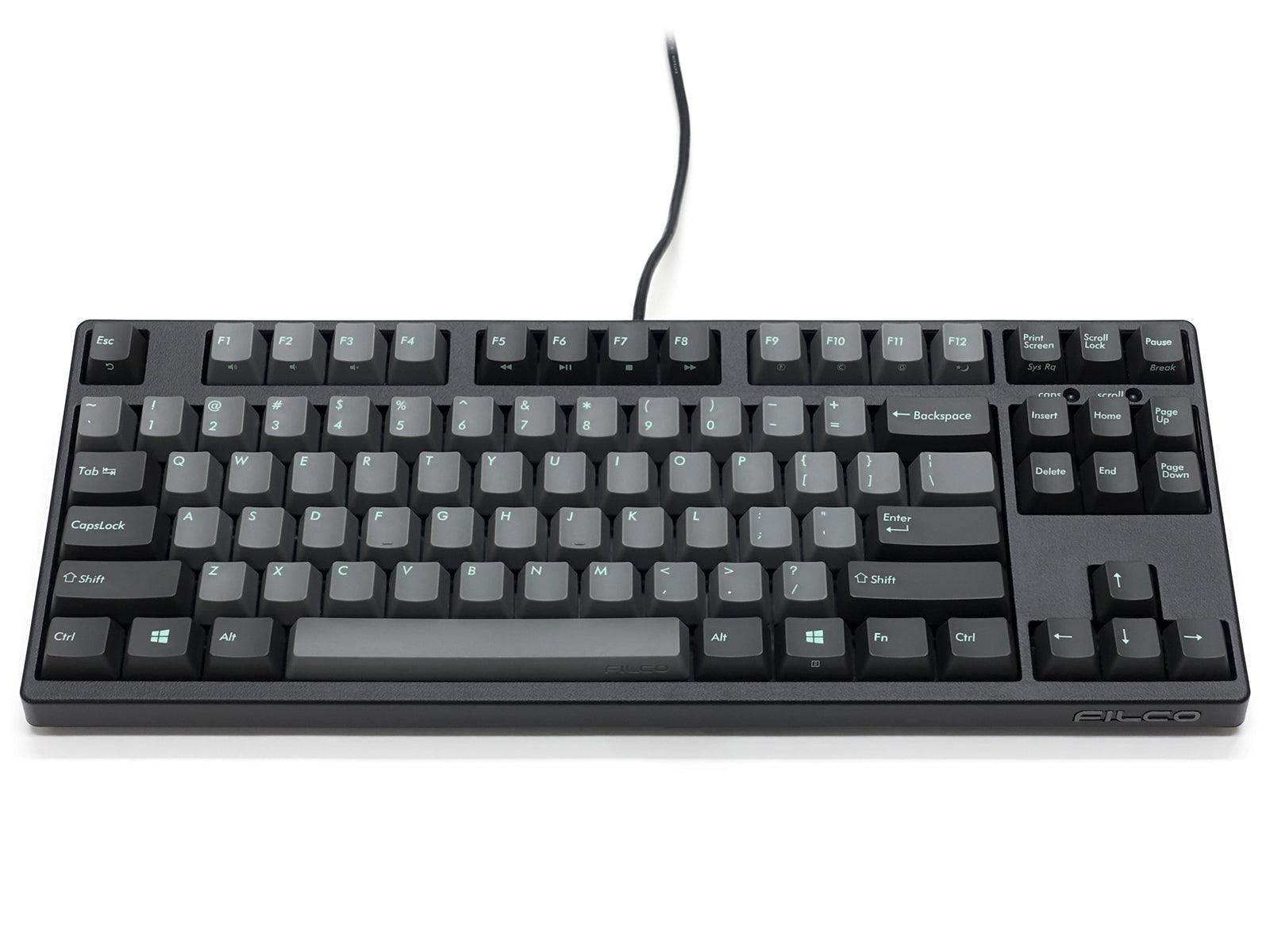 FILCO MAJESTOUCH 2SS EDITION TENKEYLESS DOUBLE SHOT PBT 87 US ASCII MECHANICAL KEYBOARD BLACK (MX SPEED SILVER SWITCH)(FKBN87MSS/ECSP2B) - DataBlitz