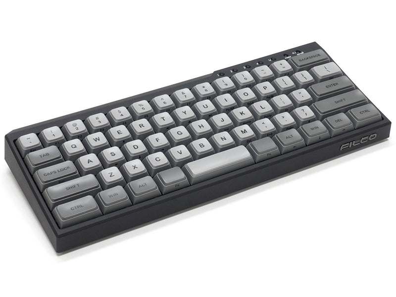 FILCO MAJESTOUCH MINILA-R CONVERTIBLE DOUBLE SHOT PBT 63 US ASCII MECHANICAL KEYBOARD MATTE BLACK (MX RED SWITCH) (FFBTR63MRL/EMB) - DataBlitz