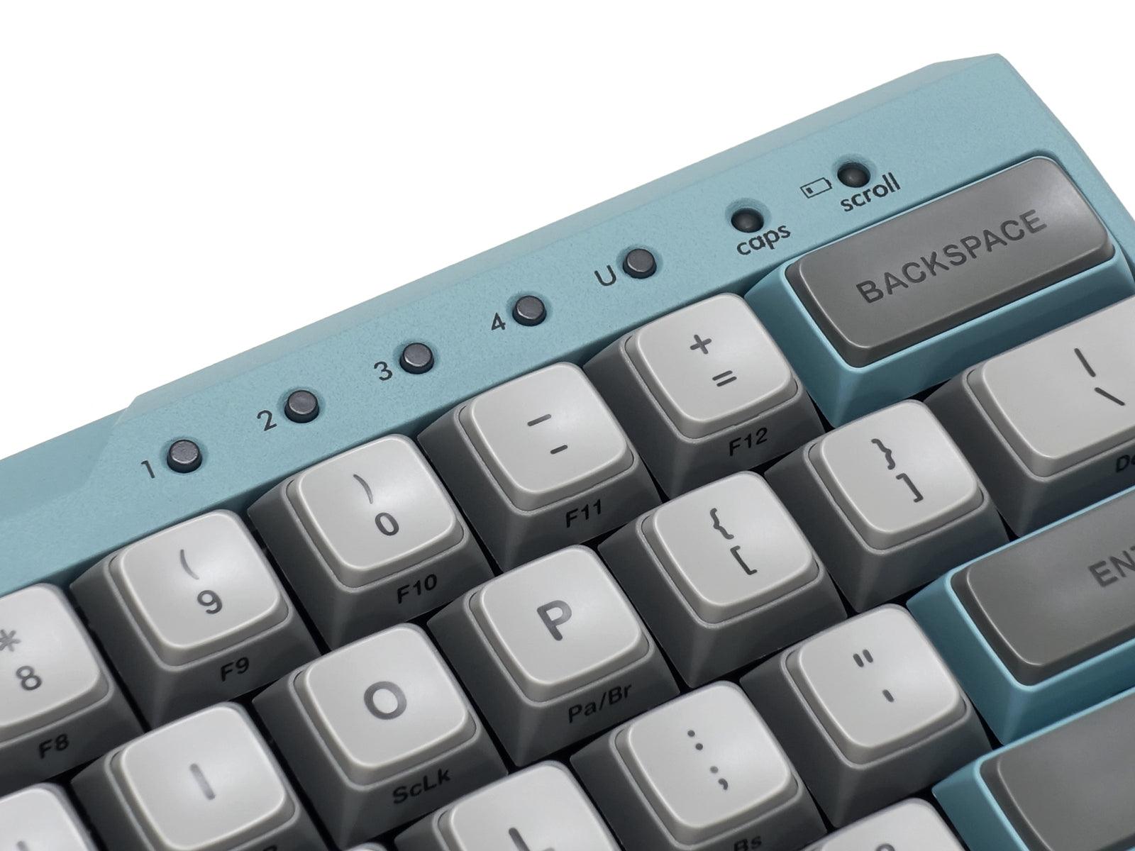 FILCO MAJESTOUCH MINILA-R CONVERTIBLE DOUBLE SHOT PBT 63 US ASCII MECHANICAL KEYBOARD ASAGI (MX BLUE SWITCH) (FFBTR63MC/EAG) - DataBlitz