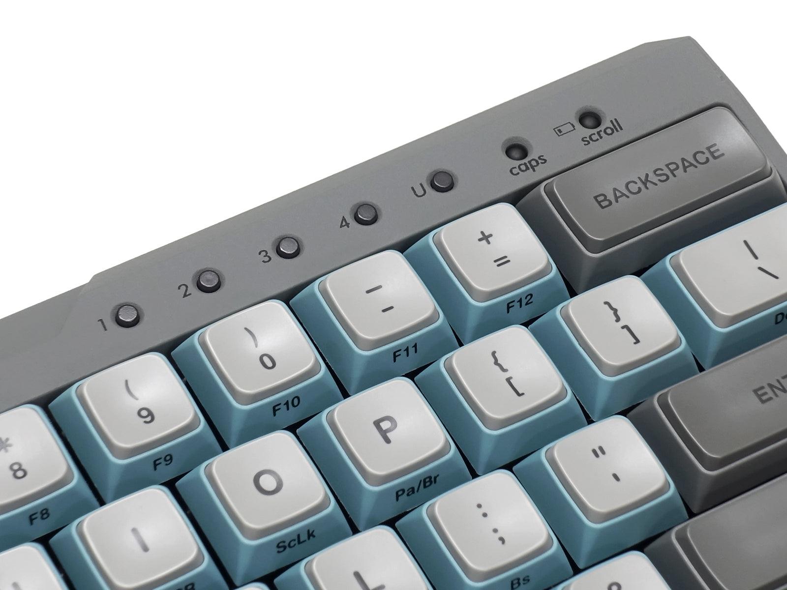 FILCO MAJESTOUCH MINILA-R CONVERTIBLE DOUBLE SHOT PBT 63 US ASCII MECHANICAL KEYBOARD SKY GRAY (MX RED SWITCH) (FFBTR63MRL/ESG) - DataBlitz