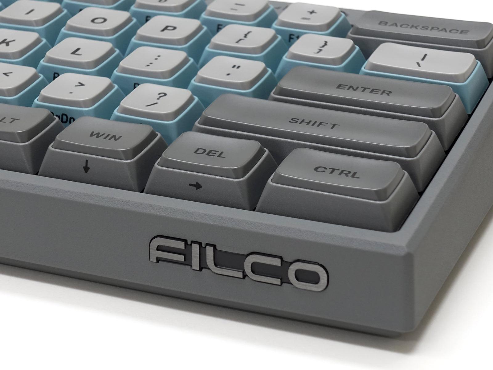 FILCO MAJESTOUCH MINILA-R CONVERTIBLE DOUBLE SHOT PBT 63 US ASCII MECHANICAL KEYBOARD SKY GRAY (MX RED SWITCH) (FFBTR63MRL/ESG) - DataBlitz