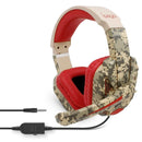 Ipega Gaming Headset For PS4/XB1/NSW/NSW Lite/Mobile/Tablets/Pc (Red Camouflage) (PG-R005) - DataBlitz