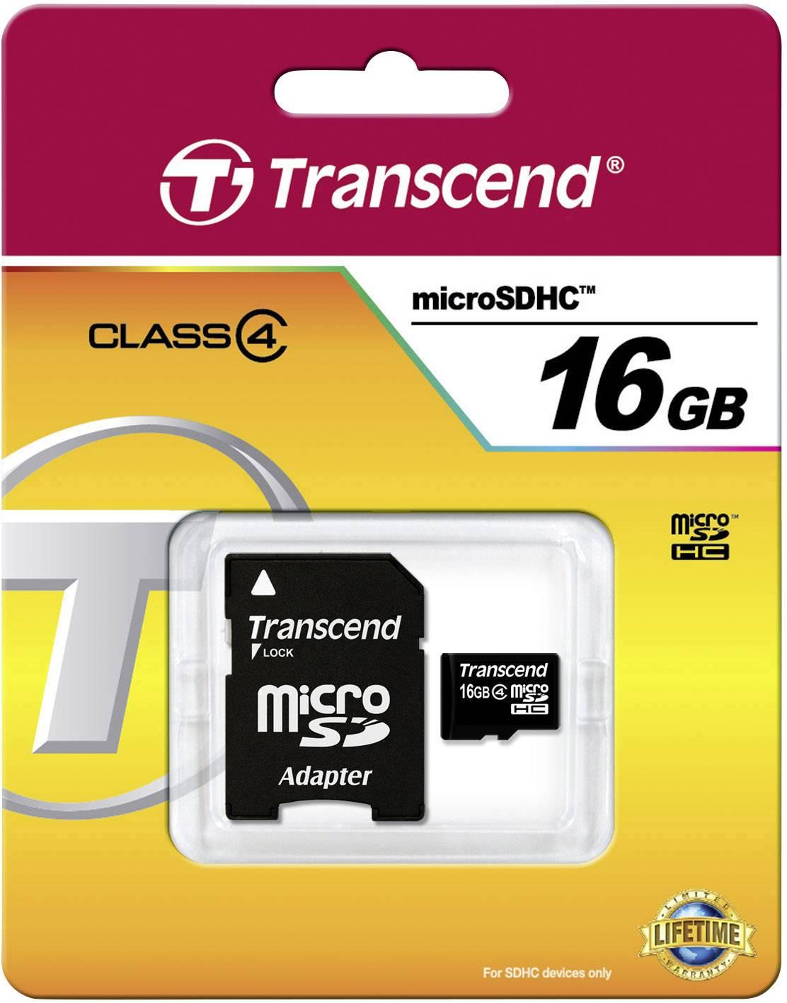 Transcend Micro SDHC 16GB Class 4 - DataBlitz