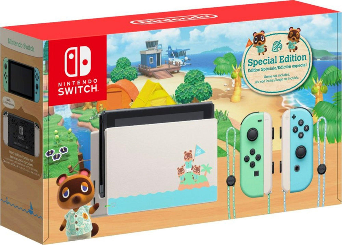 NSW ANIMAL CROSSING CONSOLE + DOBE PROTECTIVE PACK (TNS-1899) BUNDLE - DataBlitz