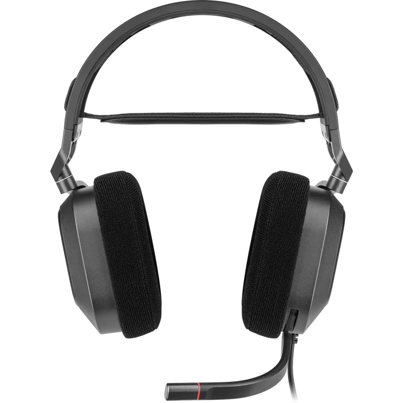 Corsair HS80 RGB USB Premium Wired Gaming Headset With 7.1 Surround Sound (Carbon) - DataBlitz
