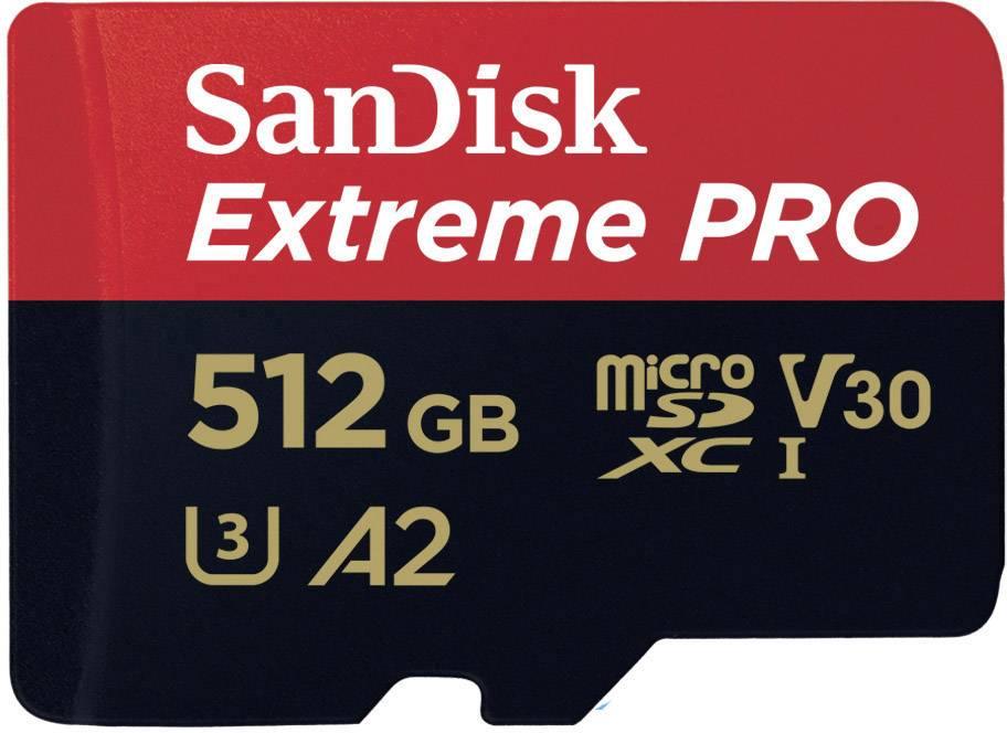 Sandisk Extreme Pro 512GB 170MB/S MICROSDXC UHS-1 Card With Adapter (SDSQXCZ-512G-GN6MA) - DataBlitz
