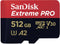 Sandisk Extreme Pro 512GB 170MB/S MICROSDXC UHS-1 Card With Adapter (SDSQXCZ-512G-GN6MA) - DataBlitz