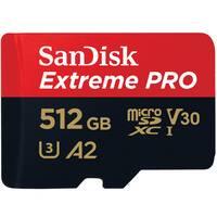 Sandisk Extreme Pro 512GB 170MB/S MICROSDXC UHS-1 Card With Adapter (SDSQXCZ-512G-GN6MA) - DataBlitz