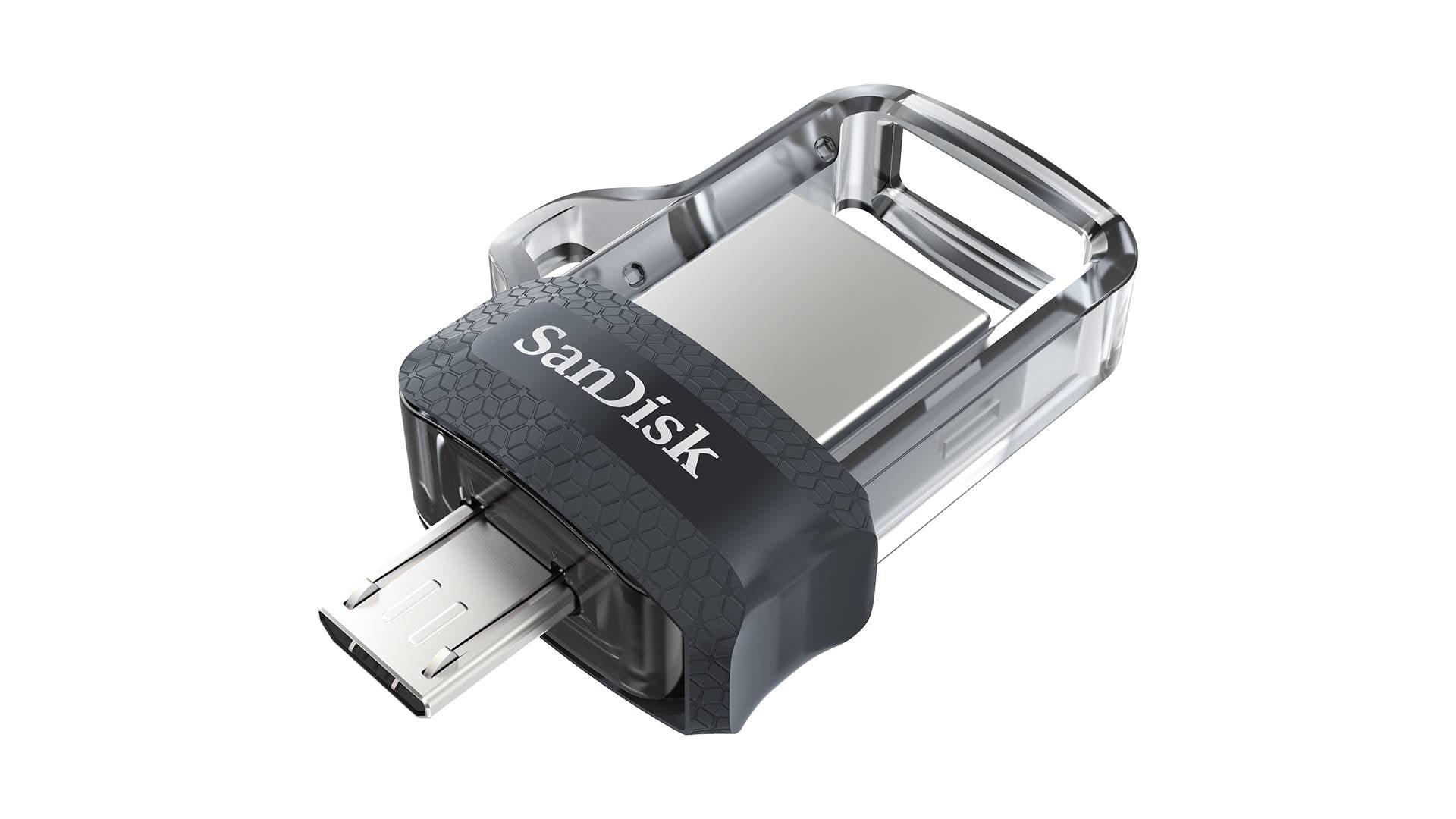 SANDISK Ultra Dual Drive M3.0 256GB USB 3.0 OTG Flash Drive (Black) - DataBlitz