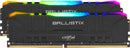 Crucial Ballistix RGB 32GB Kit (2 X 16GB) DDR4-3600 Desktop Gaming Memory (Black) (BL2K16G36C16U4BL) - DataBlitz