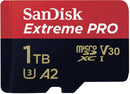 Sandisk Extreme PRO 1TB 170MB/S MICROSDXC UHS-1 Card With Adapter (SDSQXCZ-1T00-GN6MA) - DataBlitz