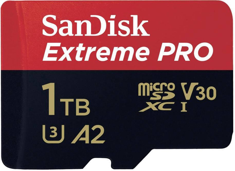 Sandisk Extreme PRO 1TB 170MB/S MICROSDXC UHS-1 Card With Adapter (SDSQXCZ-1T00-GN6MA) - DataBlitz