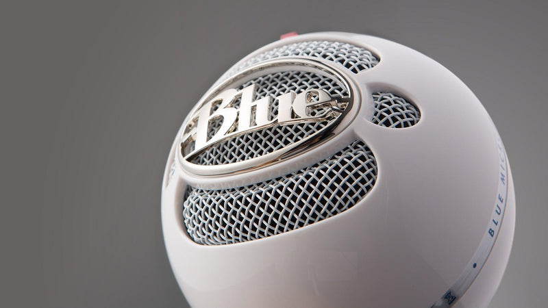 LOGITECH BLUE SNOWBALL ICE USB MICROPHONE FOR RECORDING/ STREAMING/ PODCASTING/ GAMING (WHITE) - DataBlitz