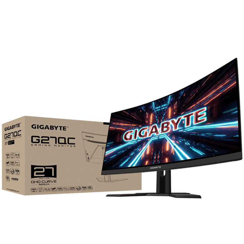 GIGABYTE GP-G27QC-A-AP 27" QHD CURVED GAMING MONITOR - DataBlitz