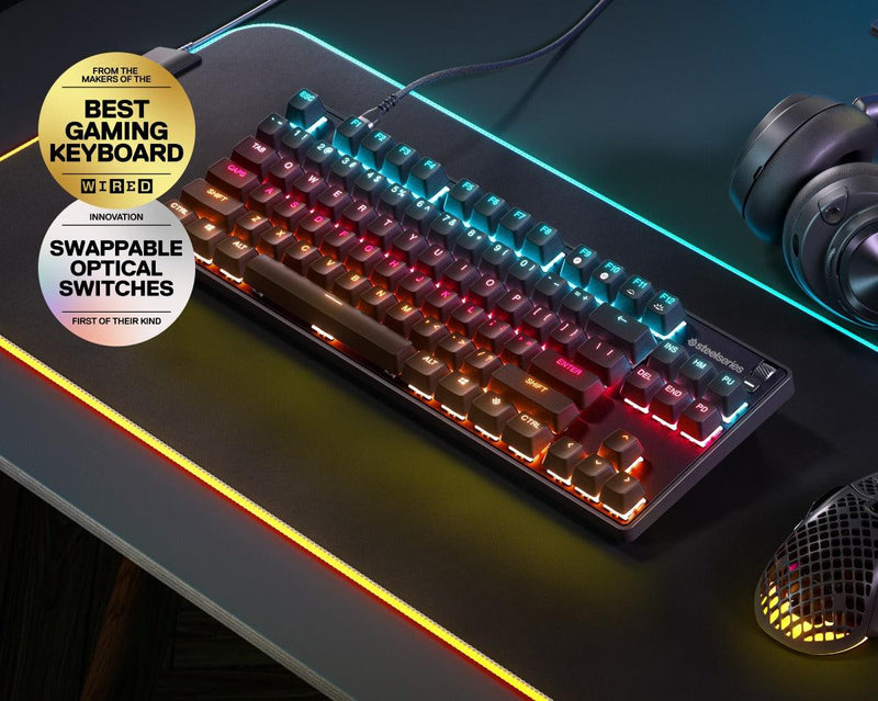 Steelseries Apex 9 TKL Next Gen Optical Gaming Keyboard (Optipoint-Linear Optical Switches) (US64847) - DataBlitz