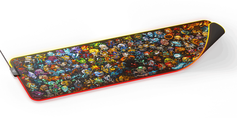 STEELSERIES QCK PRISM DOTA 2 LIMITED EDITION CLOTH RGB GAMING MOUSEPAD XL (PN63798) - DataBlitz
