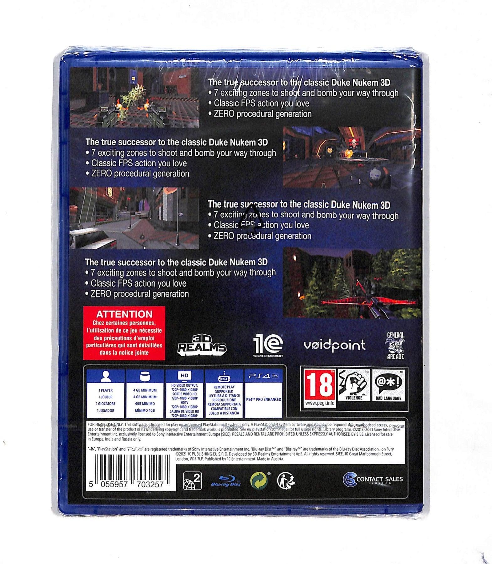 PS4 ION FURY REG.2 - DataBlitz