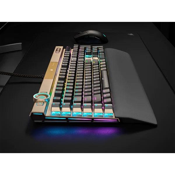 CORSAIR K100 RGB OPTICAL-MECHANICAL GAMING KEYBOARD (MIDNIGHT GOLD) - DataBlitz