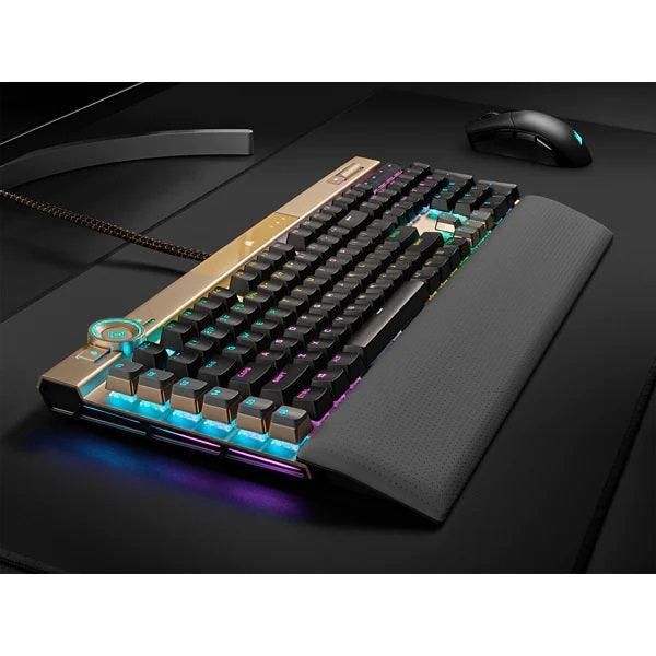 CORSAIR K100 RGB OPTICAL-MECHANICAL GAMING KEYBOARD (MIDNIGHT GOLD) - DataBlitz