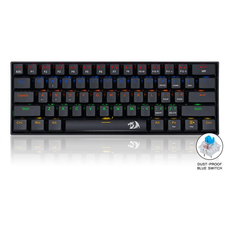 REDRAGON LAKSHMI K606R MECHANICAL GAMING KEYBOARD (DUST-PROOF BLUE) - DataBlitz