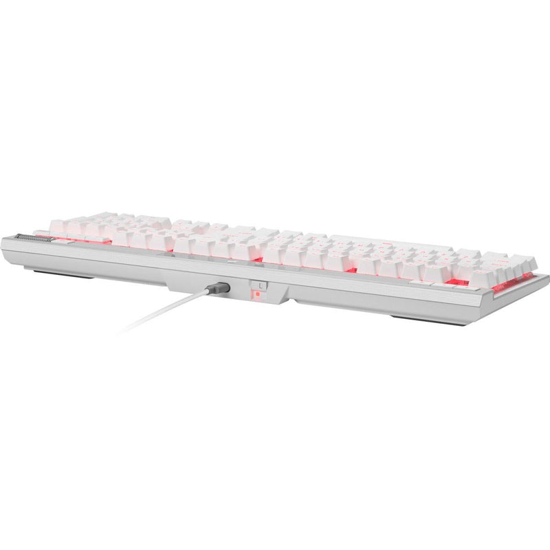 CORSAIR K70 RGB PRO Optical-Mechanical Gaming Keyboard with PBT Double Shot Pro Keycaps (White) - DataBlitz