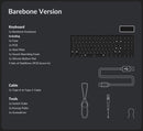 KEYCHRON K8 PRO QMK/VIA Barebone RGB Backlight Hot-Swappable Wireless Mechanical Keyboard (K8P-Z1) - DataBlitz