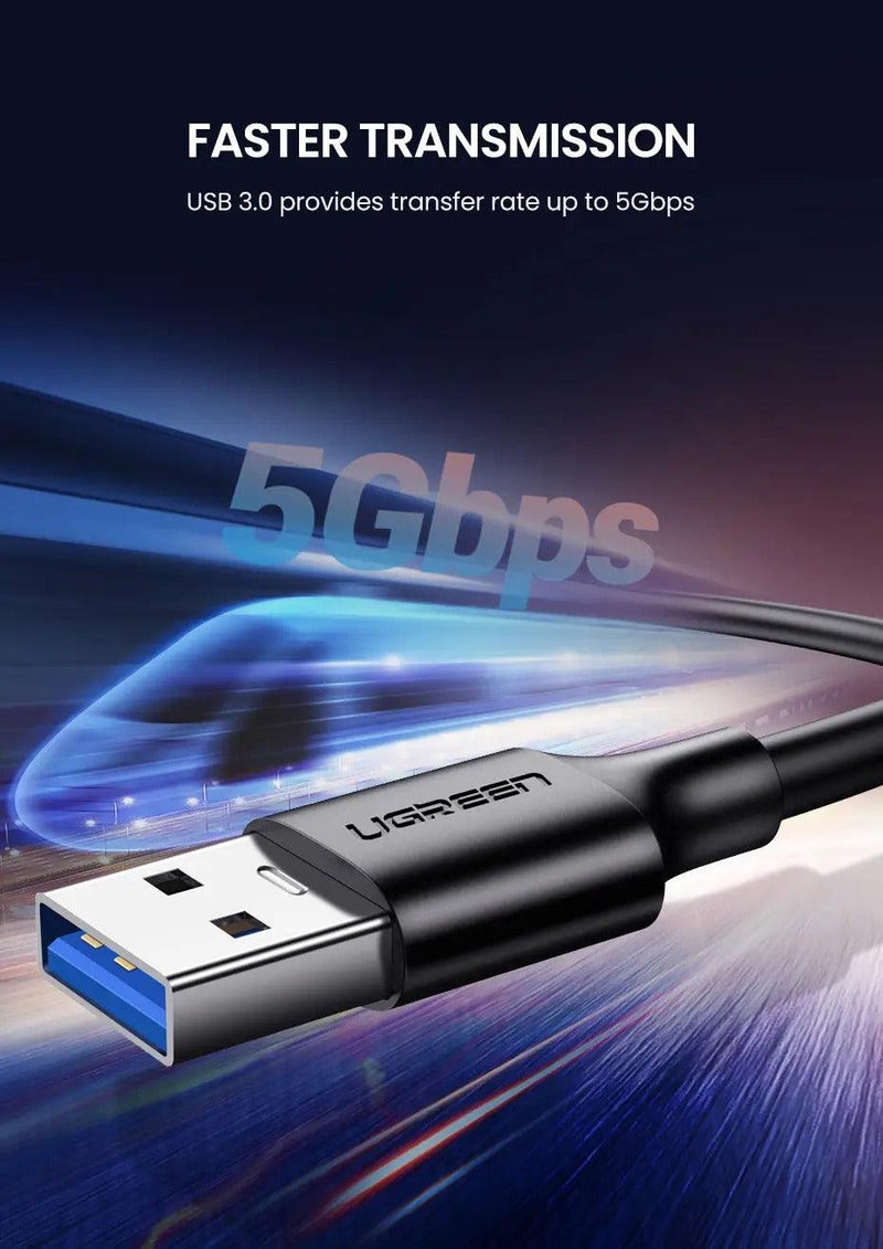 UGREEN USB 3.0 A Male To Type-C Male Cable Nickel Plating 0.5M (US184/20881) - DataBlitz