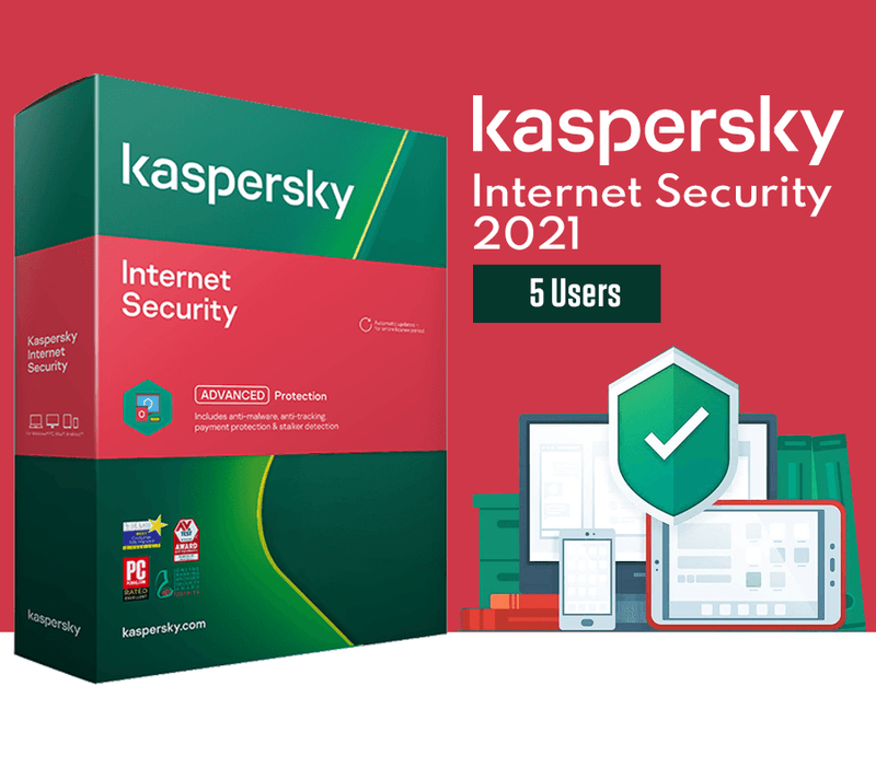 KASPERSKY INTERNET SECURITY 2021 (5 USERS) - DataBlitz