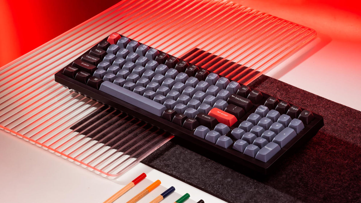 Keychron K4 Pro QMK/Via Hot-Swappable White Backlight Wireless Mechanical Keyboard (K Pro Mechanical Blue Switch) (K4P-G2)