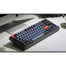 Keychron K8 Pro QMK/VIA Wireless Mechanical Hot-Swappable RGB Backlight Aluminum Keyboard - Black (Gateron G Pro Mechanical Red Switch) (K8P-J1Z)