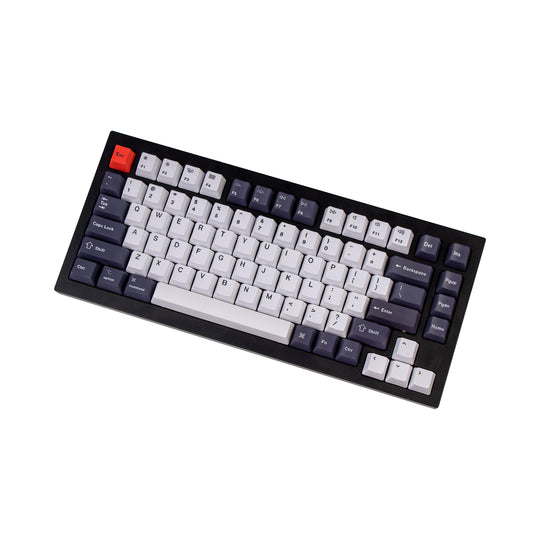 Keychron OEM Dye-Sub PBT Keycap Full Set - Bluish Black White (T6)