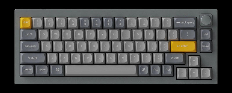 Keychron Q2 QMK Custom Mechanical Fully Assembled Silver Grey Keyboard (Gateron G Pro Blue Switch) (Q2D2) - DataBlitz