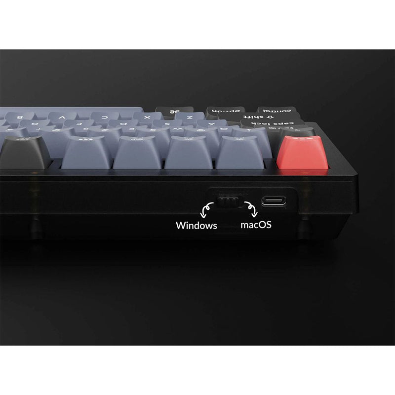 Keychron V1 QMK Knob Version RBG Backlight Hot-Swappable Wired Mechanical Keyboard