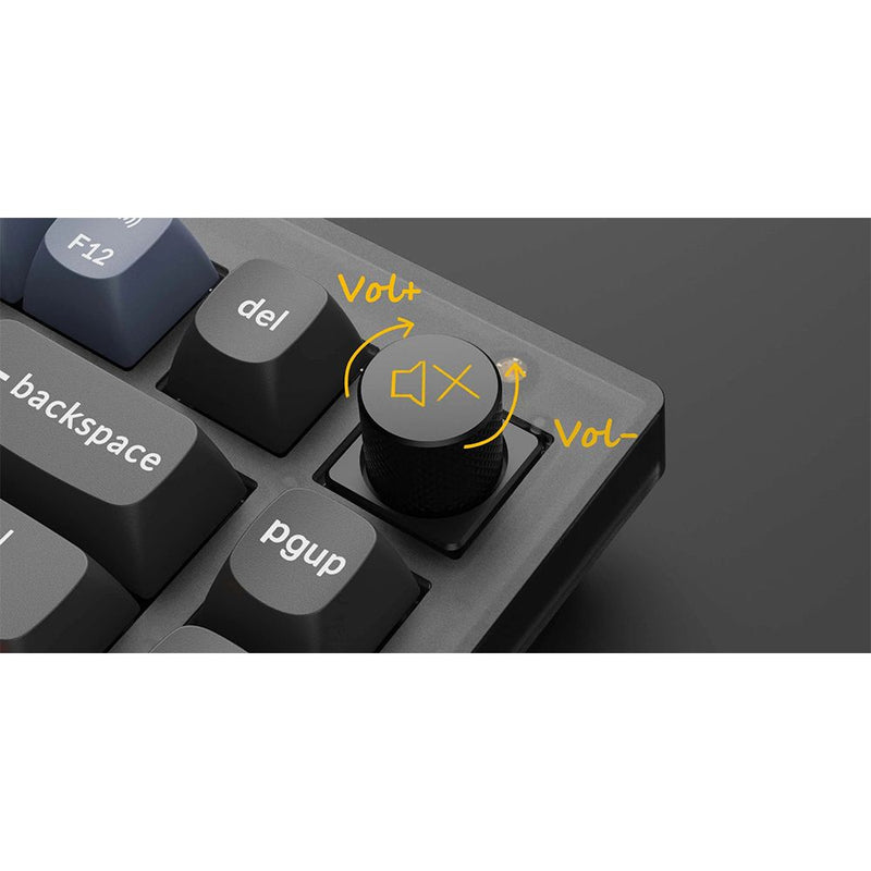Keychron V1 QMK Knob Version RGB Backlight Hot-Swappable Wired ...