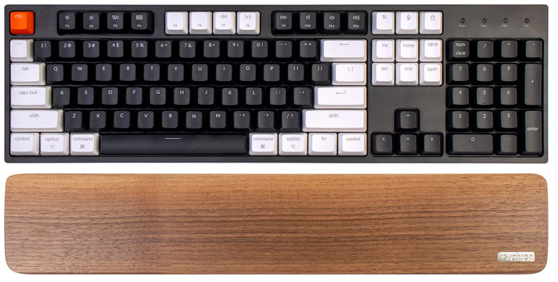 Keychron Q1/Q2 Resin Palm Rest polssteun Zwart, 75 Keychron Q1/Q2 Resin Palm Rest polssteun Zwart, 75
