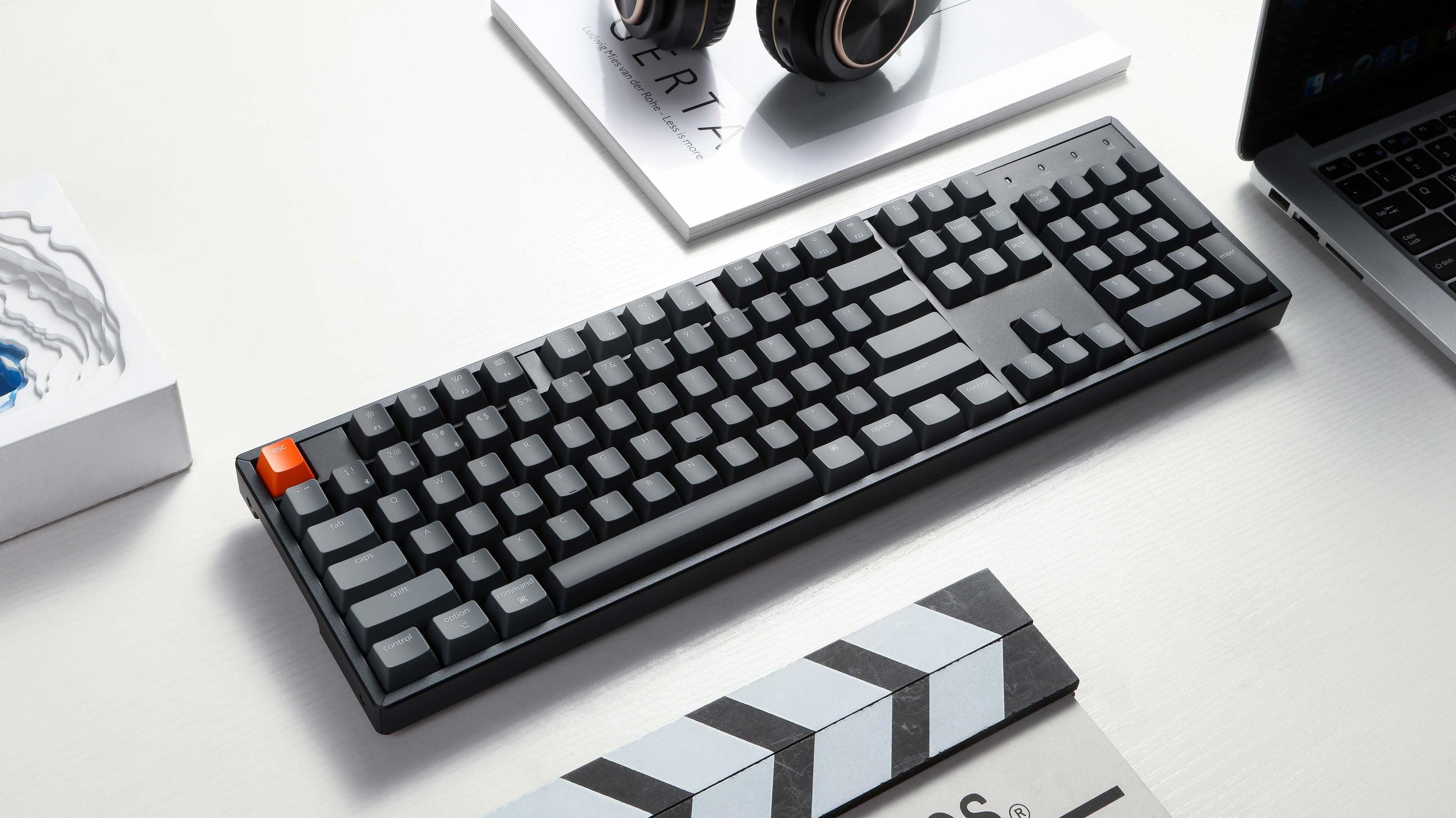 Keychron K10 Full Size RGB Backlight Aluminum Hot-Swappable Wireless Mechanical Keyboard (Gateron Pro Brown Switch) (K10J3) - DataBlitz
