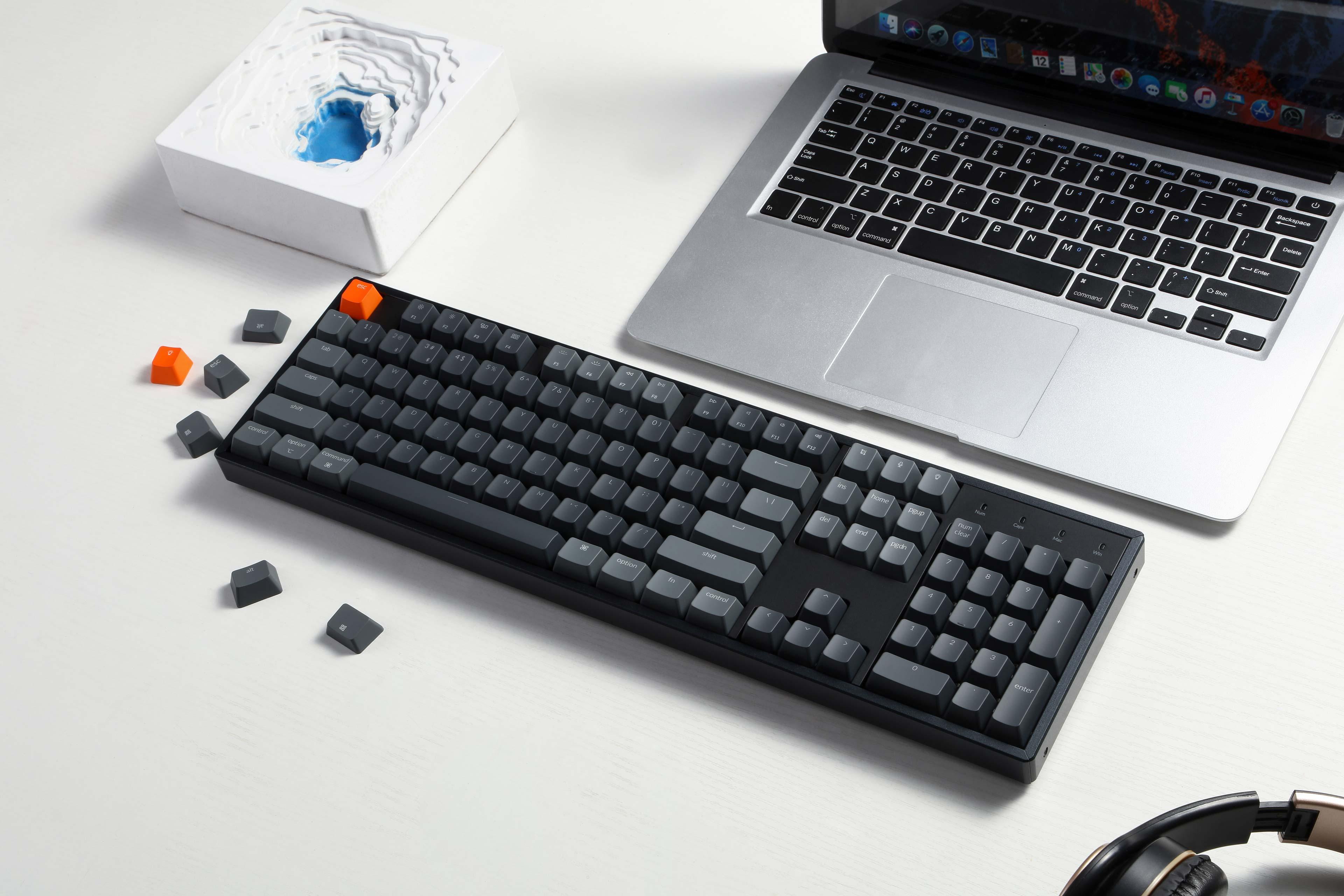 Keychron K10 104-KEY RGB Backlight Hot-Swappable Wireless Mechanical Keyboard (Blue Switch) (K10H2) - DataBlitz