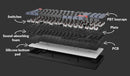 Keychron K8 Pro QMK/VIA White Backlight Hot-Swappable Wireless Mechanical Keyboard (Gateron G Pro Brown Switch) (K8P-G3) - DataBlitz