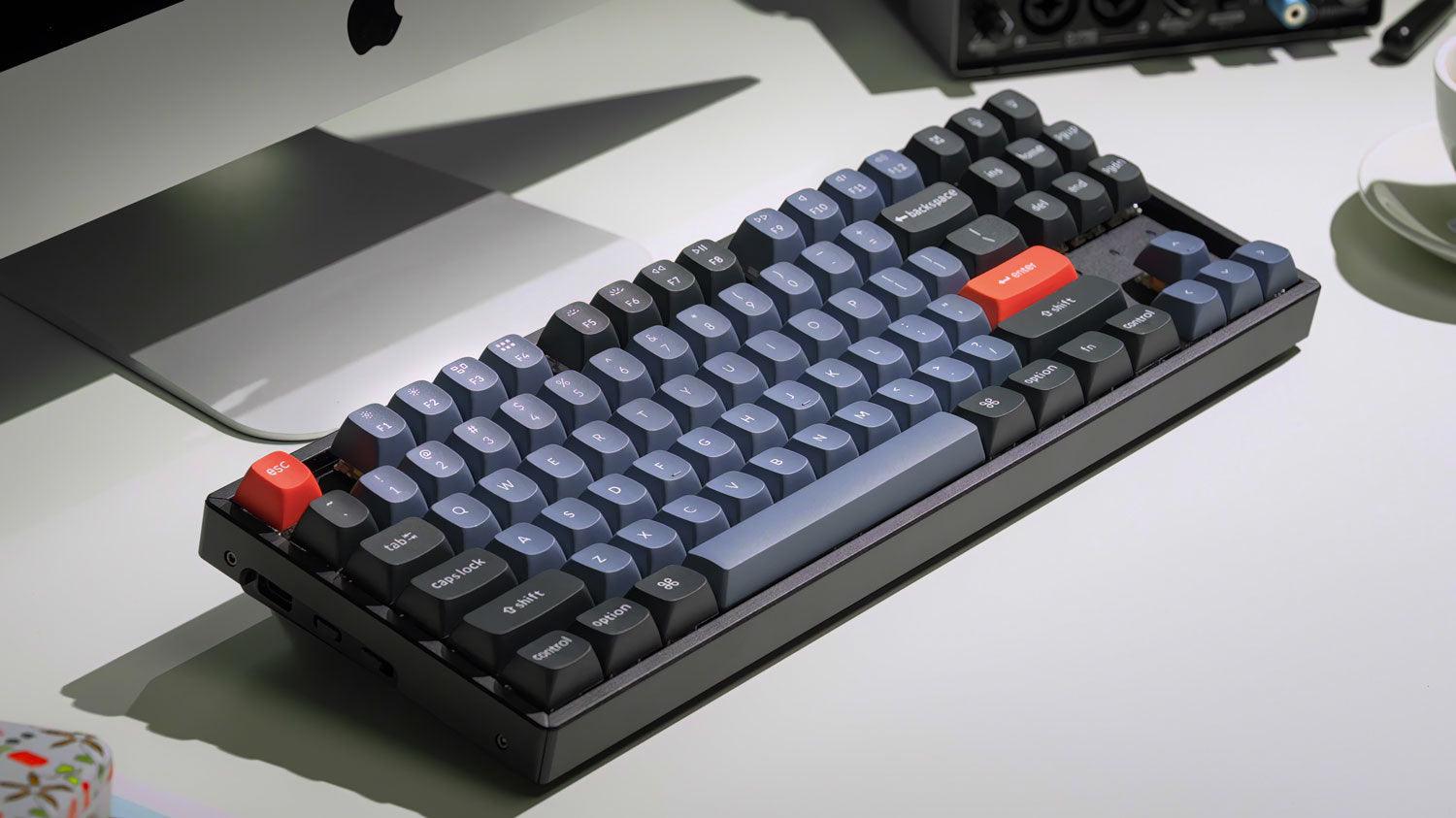 Keychron K8 Pro QMK/VIA White Backlight Hot-Swappable Wireless Mechanical Keyboard (Gateron G Pro Red Switch) (K8P-G1) - DataBlitz