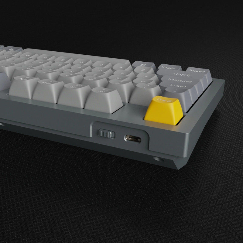 Keychron Q2 QMK Custom Mechanical Fully Assembled Silver Grey Keyboard (Gateron G Pro Blue Switch) (Q2D2) - DataBlitz