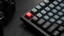 Keychron Q3 QMK Custom Mechanical Fully Assembled Carbon Black Knob Wired Keyboard (Red Switch) (Q3M1) - DataBlitz